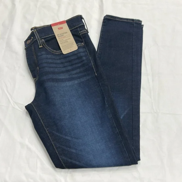 Levi's Dark Blue 311 Shaping Skinny Denim Jeans - Picture 8 of 8